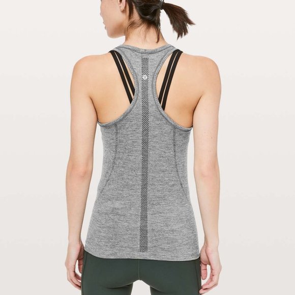 Lululemon Swiftly Tech Racerback Sparkle SIlver - Picture 2 of 8